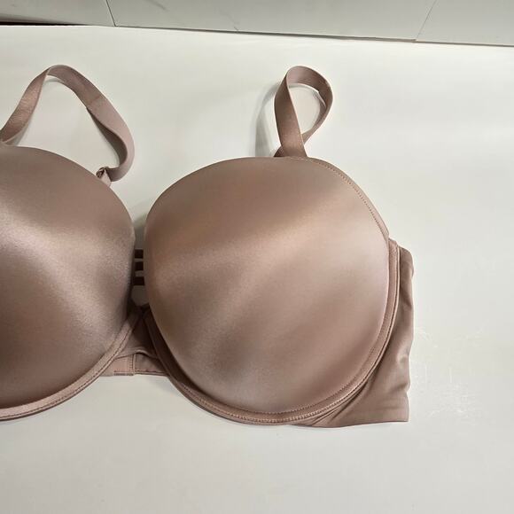 Soma Stunning Push-up Plunge Bra NWOT Adobe Rose Size 44DD 44E - Picture 3 of 7